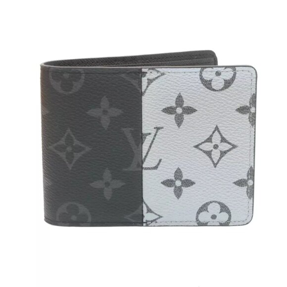 LOUIS VUITTON Monogram Eclipse Split Portefeuille Multipull Wallet M63025 27779 - Picture 2 of 12